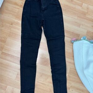 Fashion Nova High Rise Black Jeans